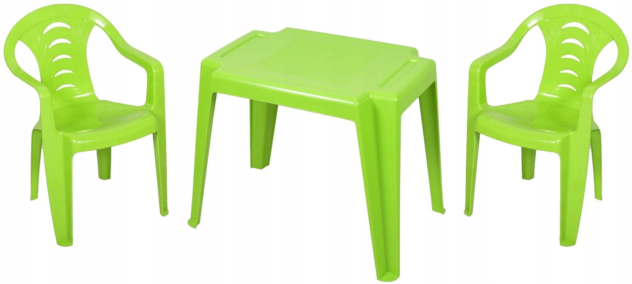 LIMONKOWY 2+1 ZESTAW MEBLI DLA DZIECI KRZESŁO STÓŁ