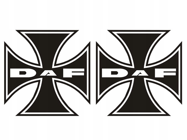 

Naklejki na lusterka Krzyż Maltański Daf Xf 95 105