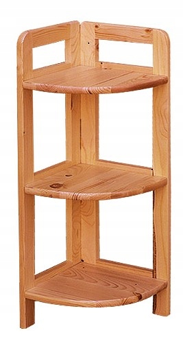 REGAŁ DREWNIANY NAROŻNY SOSNOWY III PRODUCENT