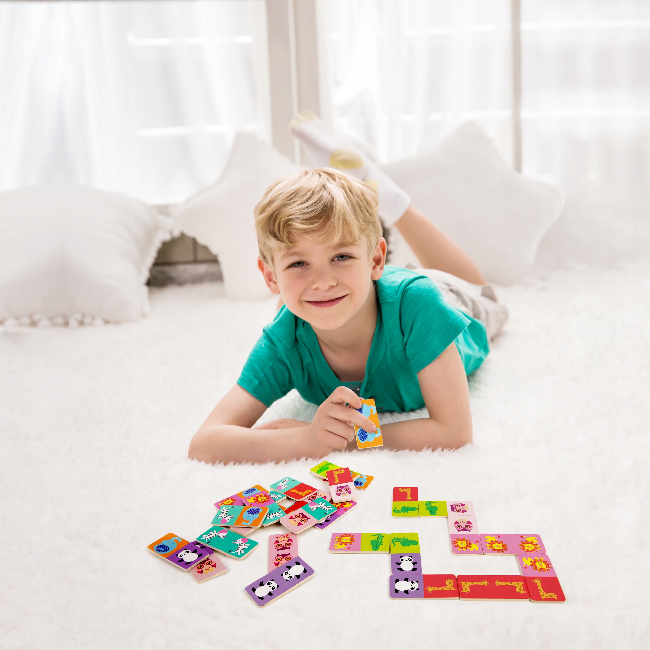 UKŁADANKA MONTESSORI DOMINO ANIMAL CLASSIC WORLD EAN (GTIN) 6927049001826