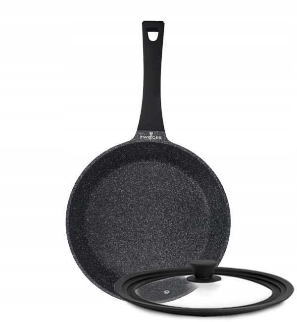 Zwieger Black Stone Patelnia 24 CM Pokrywka