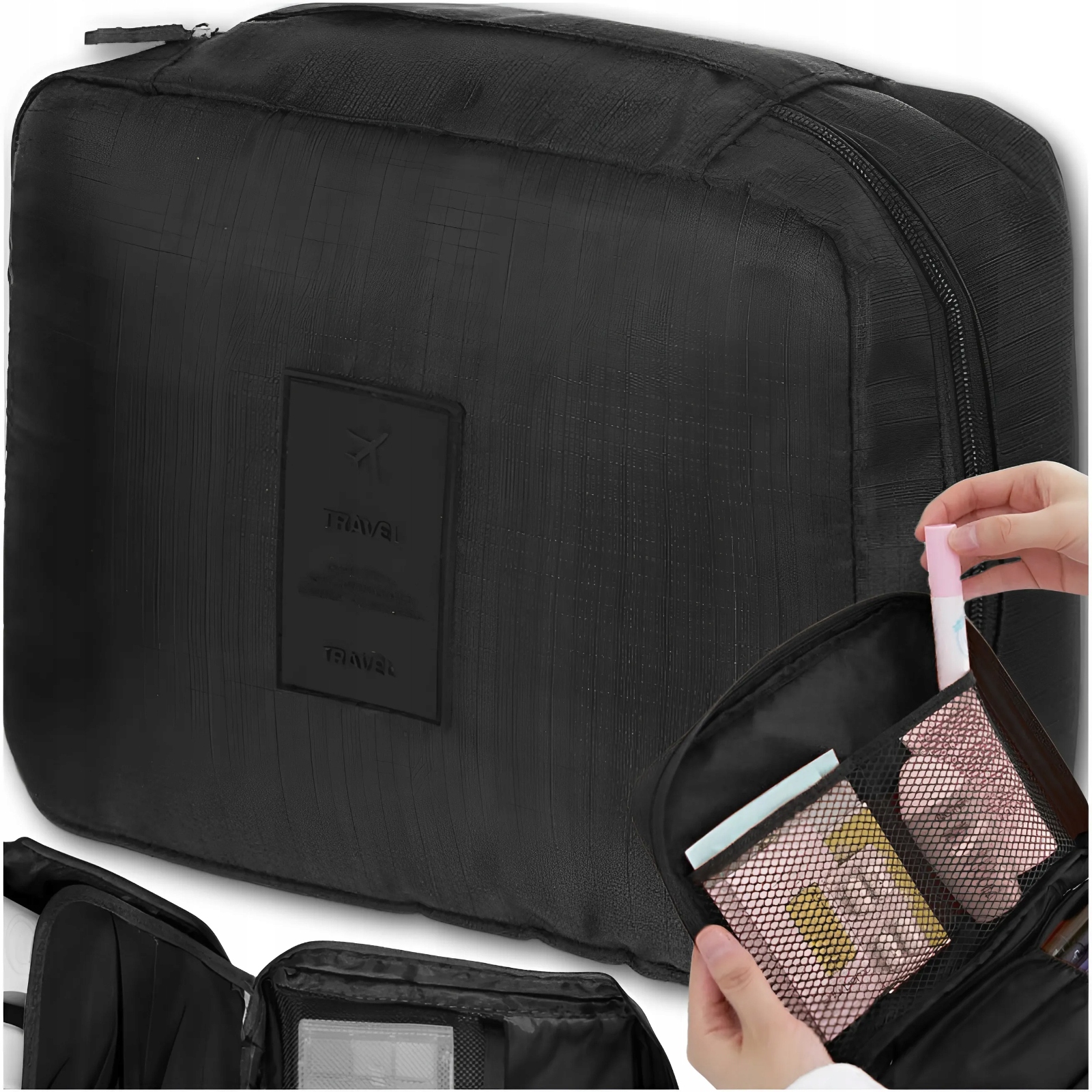 KOSMETYCZKA PODRÓŻNA TORBA NA KOSMETYKI TORBA MĘSKA UNIWERSALNA TOREBKA Stan opakowania oryginalne