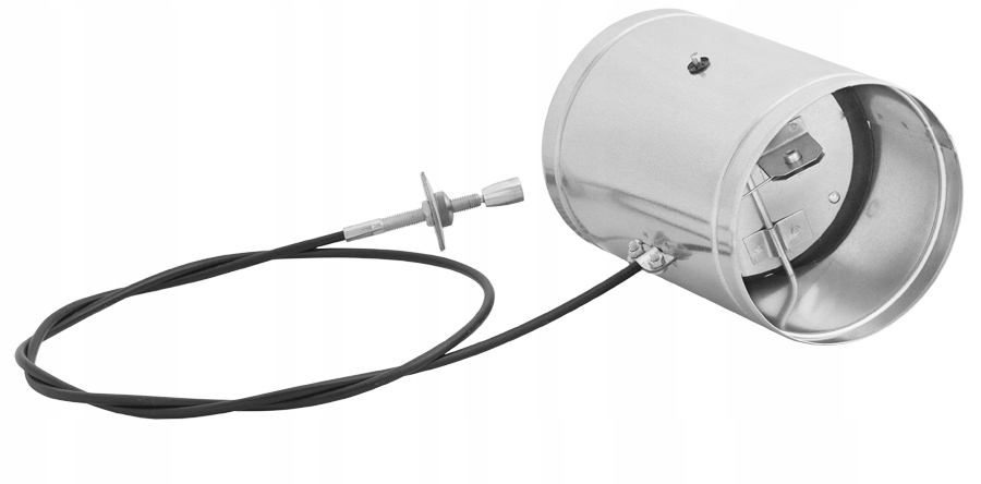 Vzduchová klapka do krbu s hadicí PJSS125/C-OC-S s těsněním