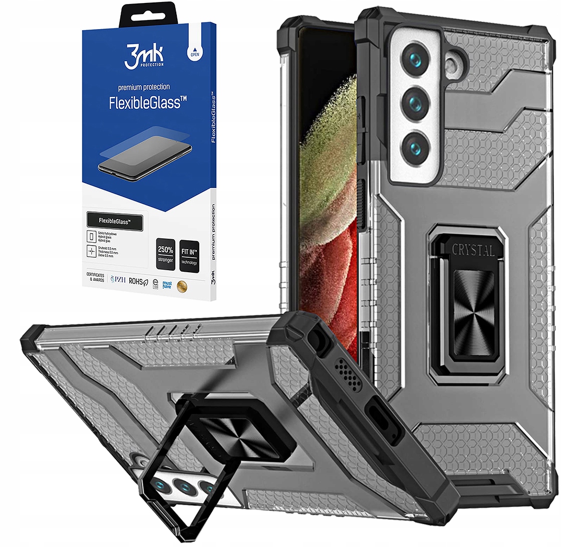 

Pancerne Etui Case do Samsung Galaxy S22 Szkło 3MK