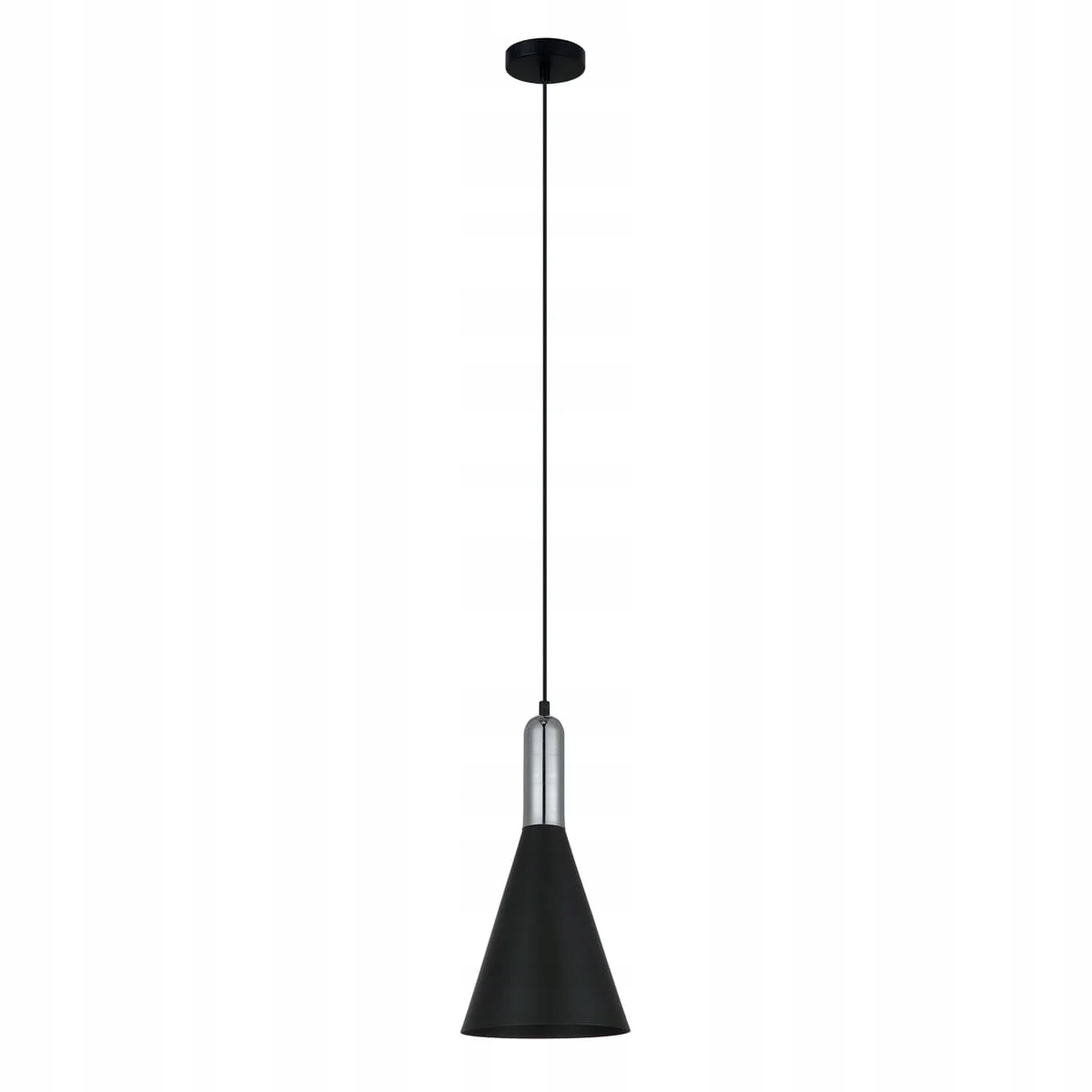 Italux Khaleo Závěsná lampa Industriální černá E27 Ø19 Cm 60 W