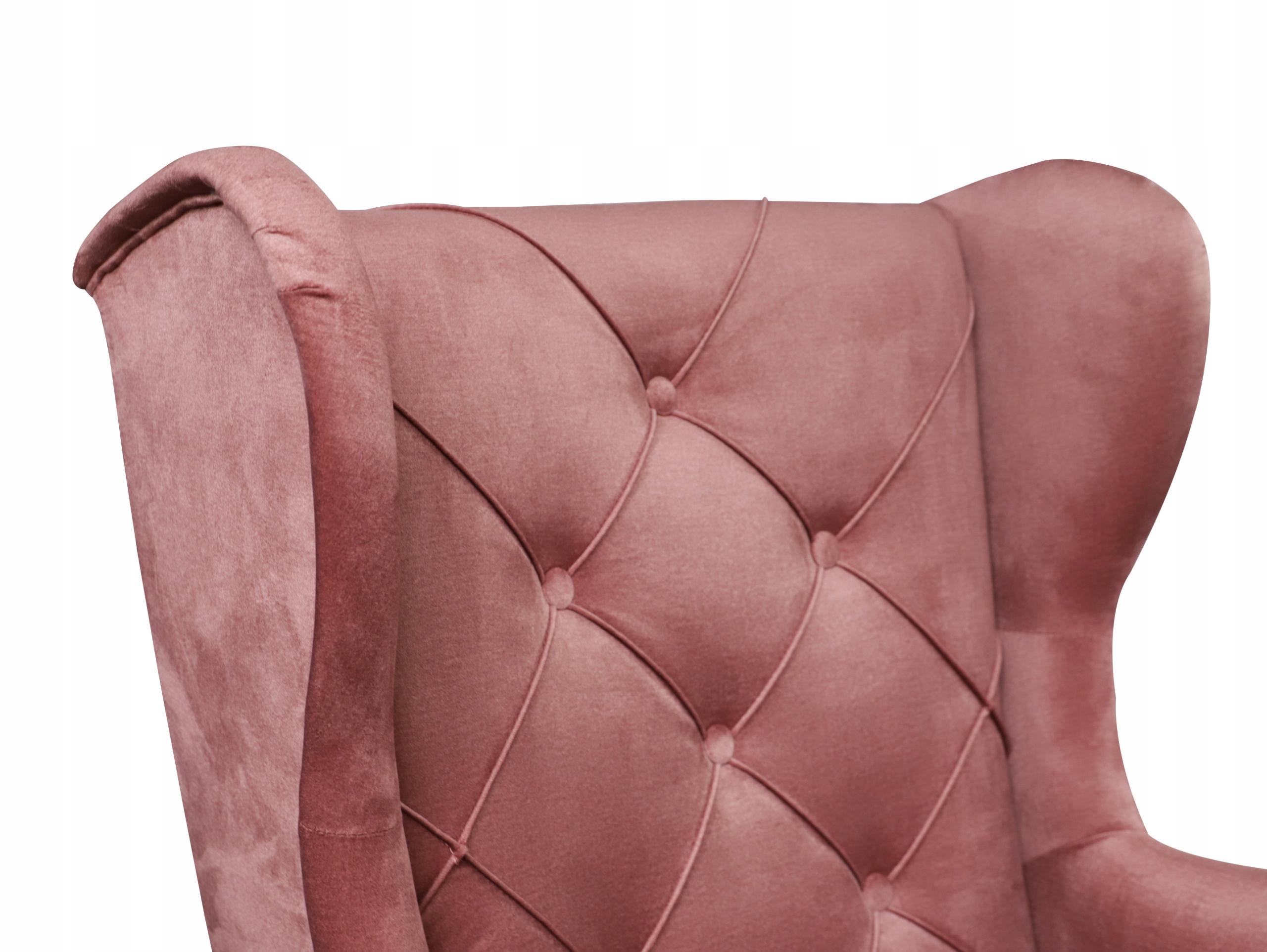 FOTEL USZAK STYL SKANDYNAWSKI ELEGANCKI WYGODNY STYLOWY RIO DREWNIANE NOGI Szerokość mebla 80 cm