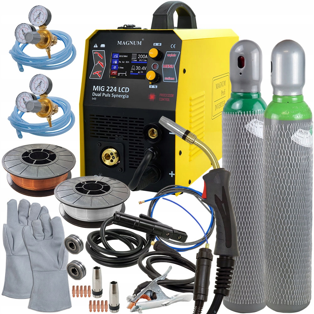 Spawarka MIGOMAT Magnum MIG 200 zestaw Aluminium