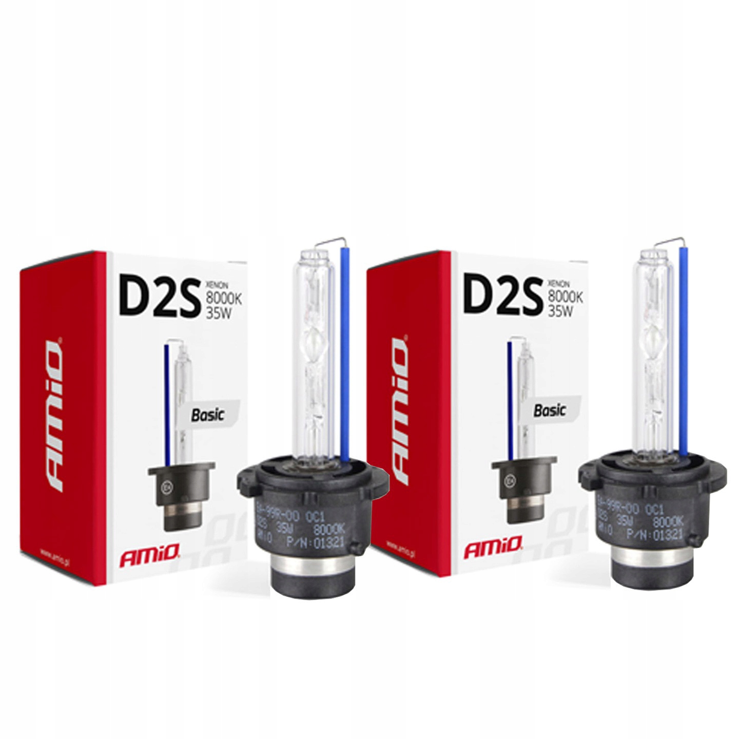

Żarnik D2S Xenon Amio 8000K Cool Blue x2 Sztuki