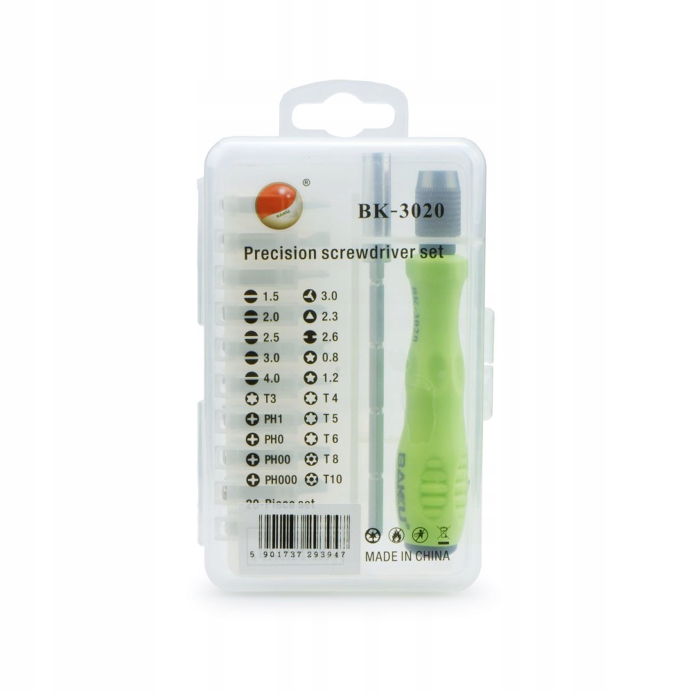 

Zestaw Śrubokrętów Precyzyjnych BK-3020