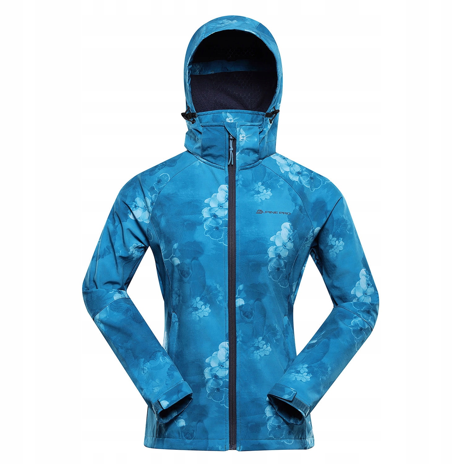 Alpine Pro Kurtka trekkingowa damska softshell 8000 Hoora niebieski r.M