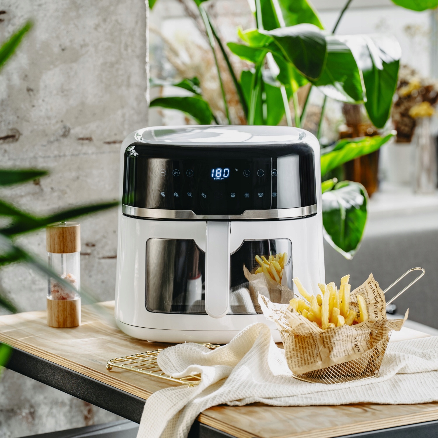 Frytkownica Beztłuszczowa Camry CR 6319 Air Fryer 8L 9 Programów