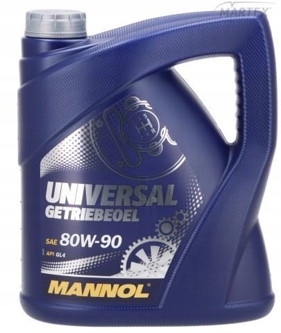 Olej PŘEKL.GL4 Sae 80W90 4L Mannol Universal Getriebeoel; MIL-L 2105; Skřítek