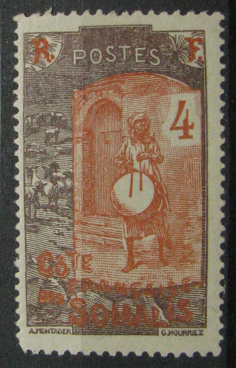 KOLONIE FRANCJI - Somalia - znaczek czysty *