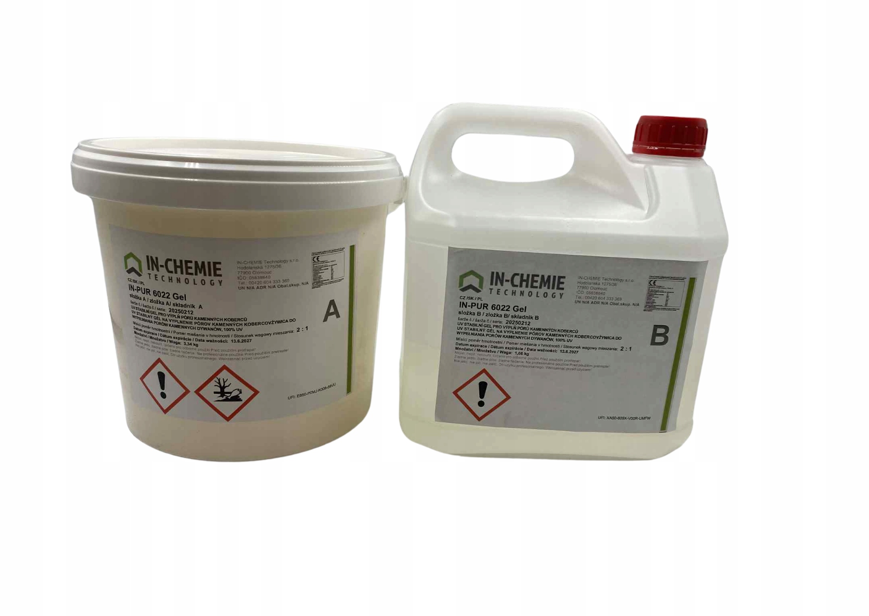 Živica gél na uzavretie pórov kamenný koberec 100 % Uv 5 kg