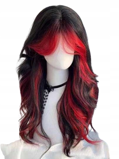 Shein Dámská Paruka Dlouhé Dvoubarevné Vlasy 1JB