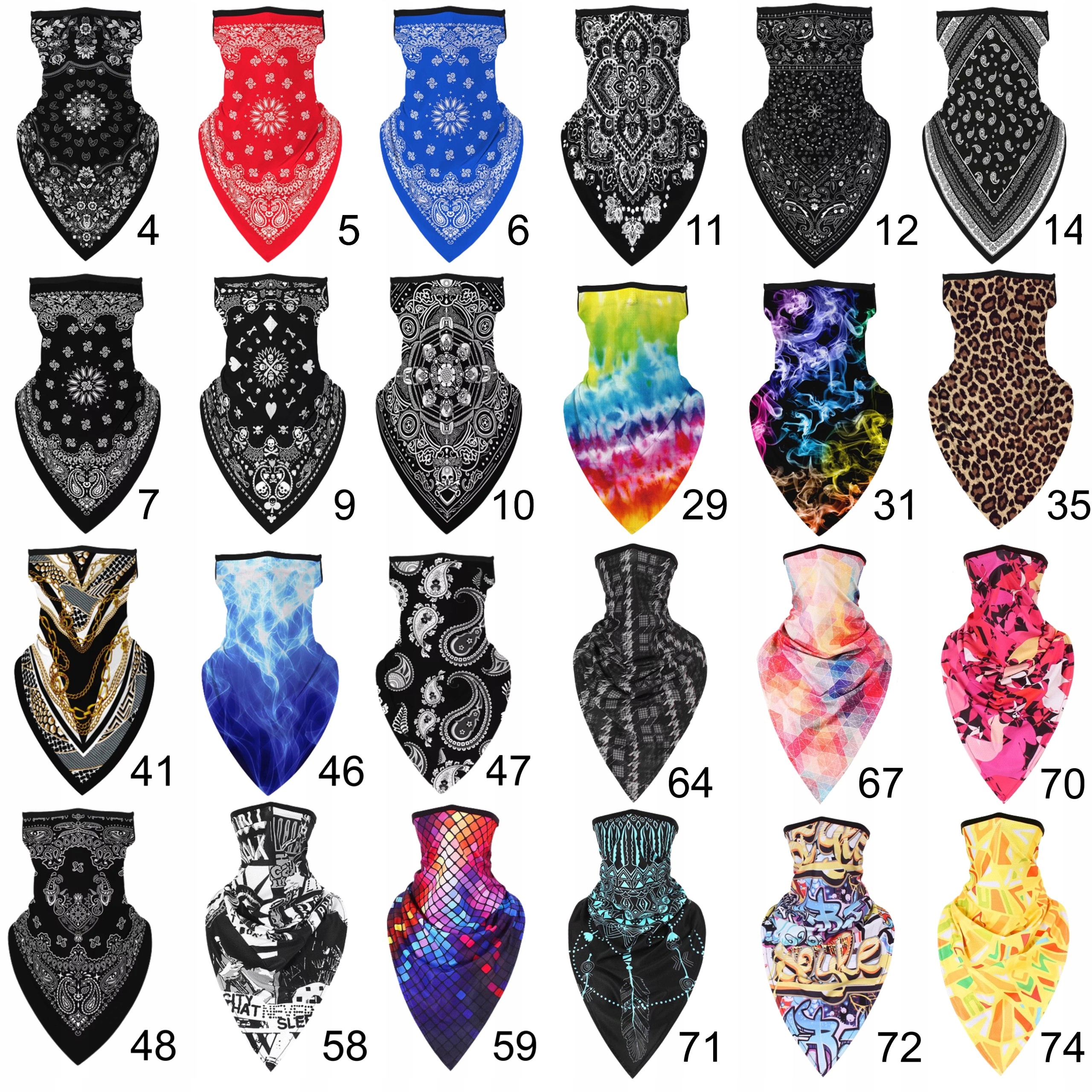 MASKA KARNAWAŁOWA BANDANA PRZEBRANIE KARNAWAŁOWE Materiał inny