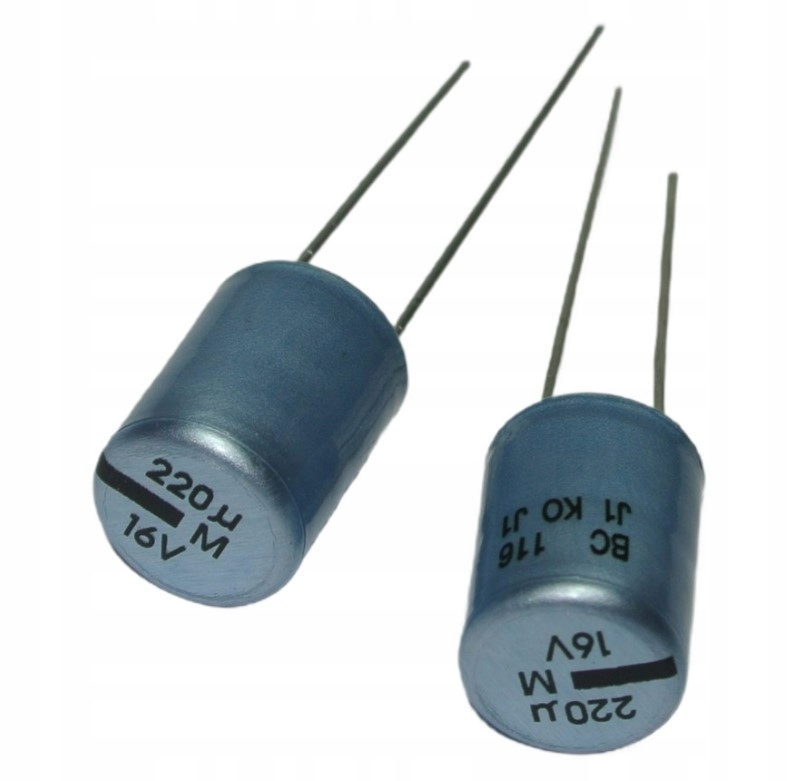 220uF 16V 105' Long Life 8.2x11 Vishay MAL211655221E3 kondensator [2szt]
