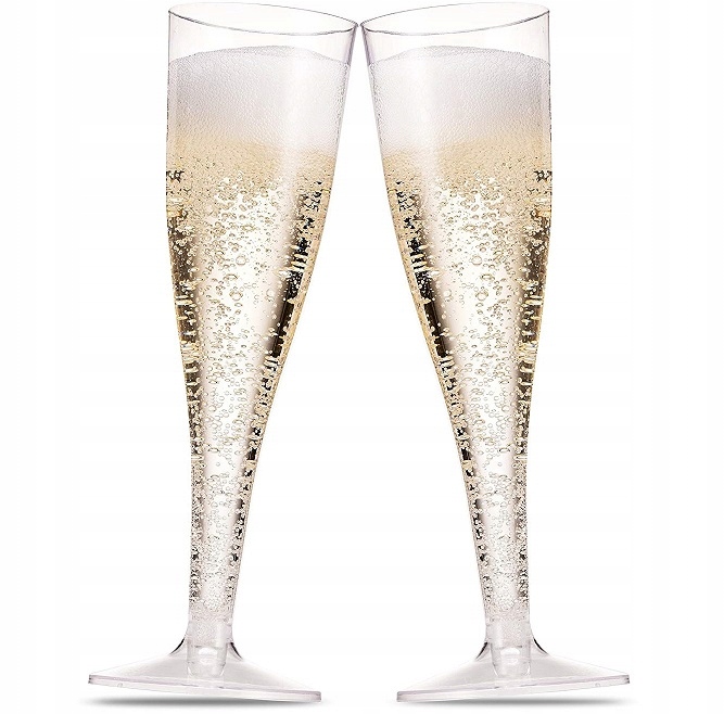 

Kieliszki plastikowe do szampana 120 ml 10 sztuk