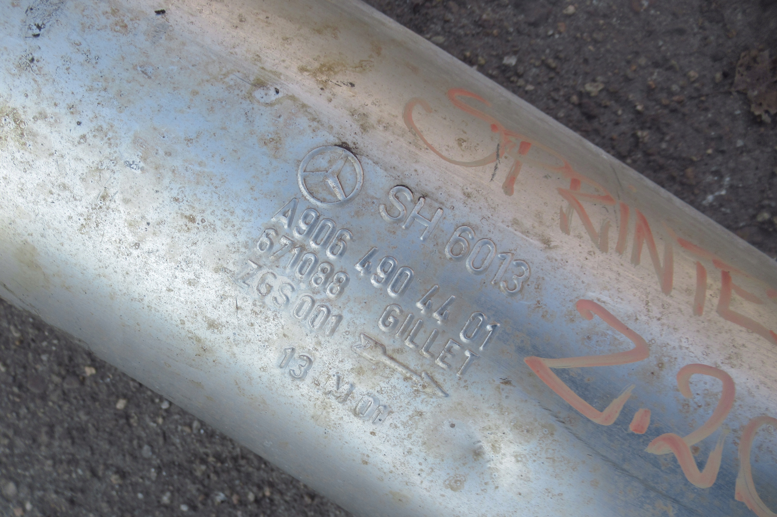 MERCEDES SPRINTER 906 muffler, exhaust A9064904401
