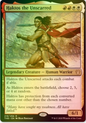 Haktos the Unscarred Foil Thb Gratisy Pjotrekkk
