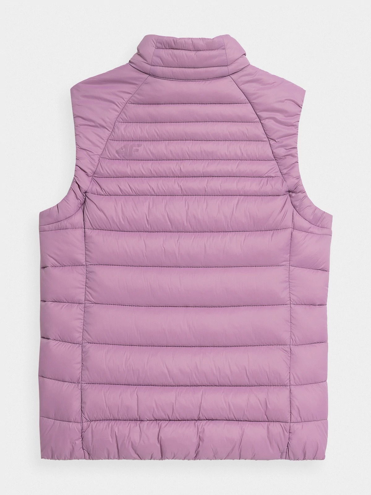 BEZRĘKAWNIK DAMSKI 4F KAMIZELKA SPORTOWA PUCHOWA R. S Wzór dominujący logo