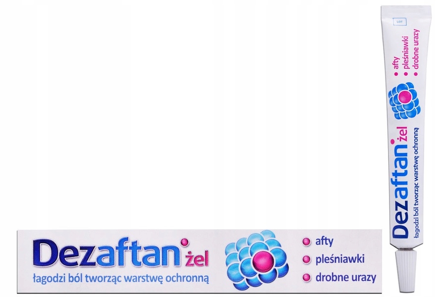 

Dezaftan Med żel, 8g leczenie pleśniawek