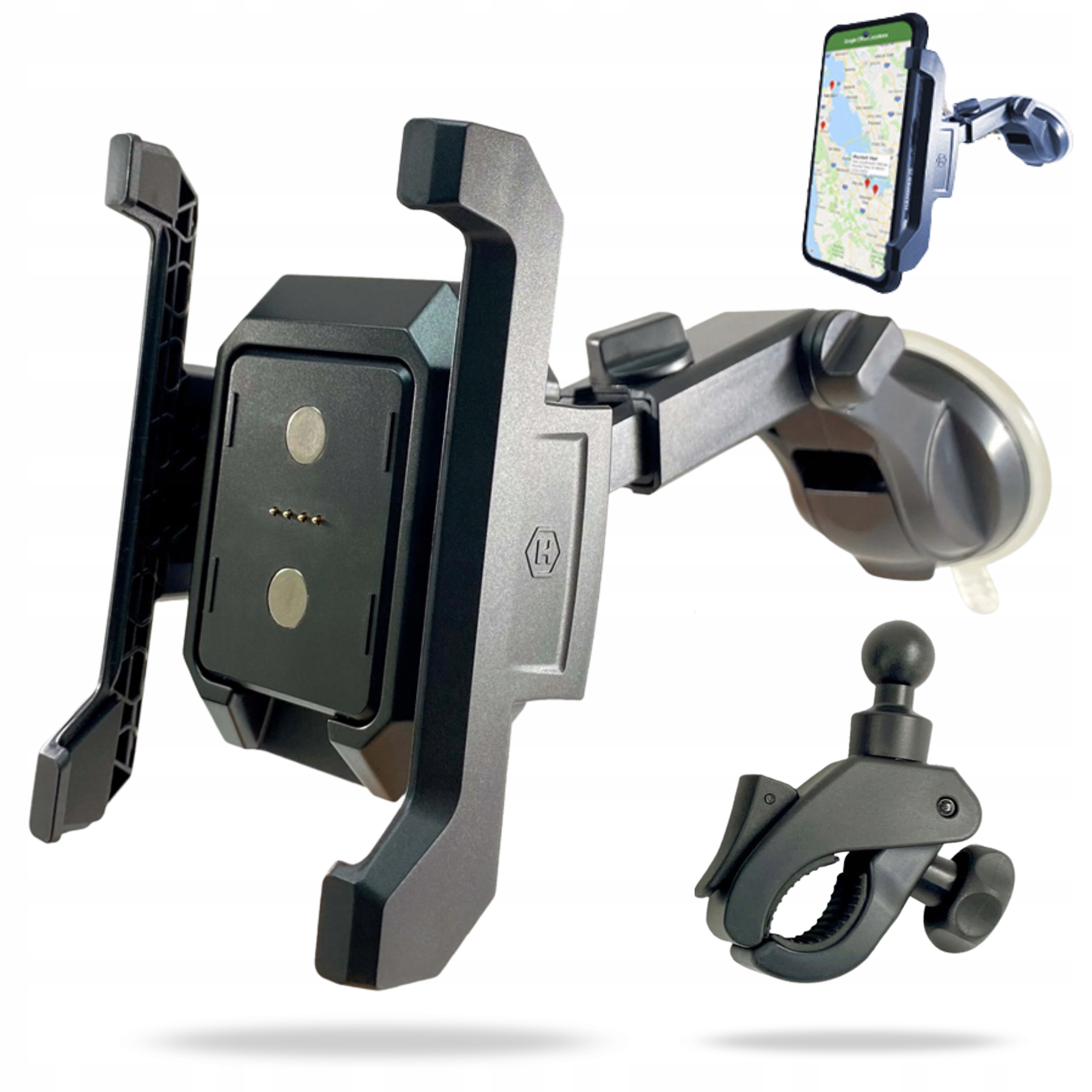 Uchwyt Samochodowy Do Telefonu Hammer Rowerowy Motocyklowy Mount Holder 360