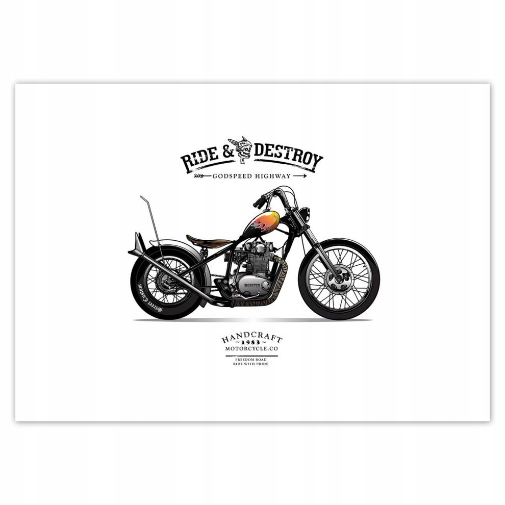 

Naklejki 70x50 Motocykl Zabytek Vintage