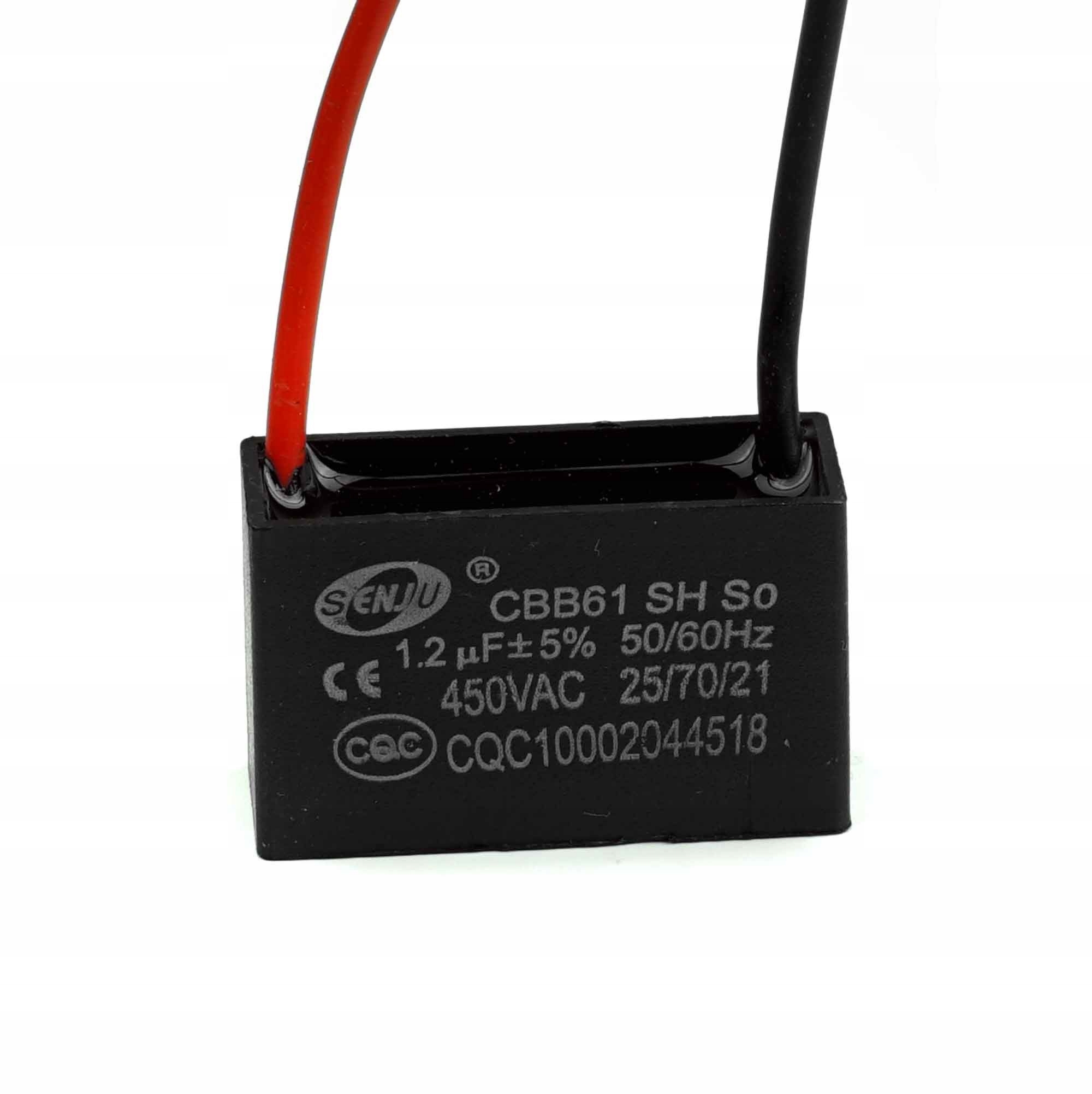 

Kondensator rozruchowy silnika 1.2uF 450V CBB61
