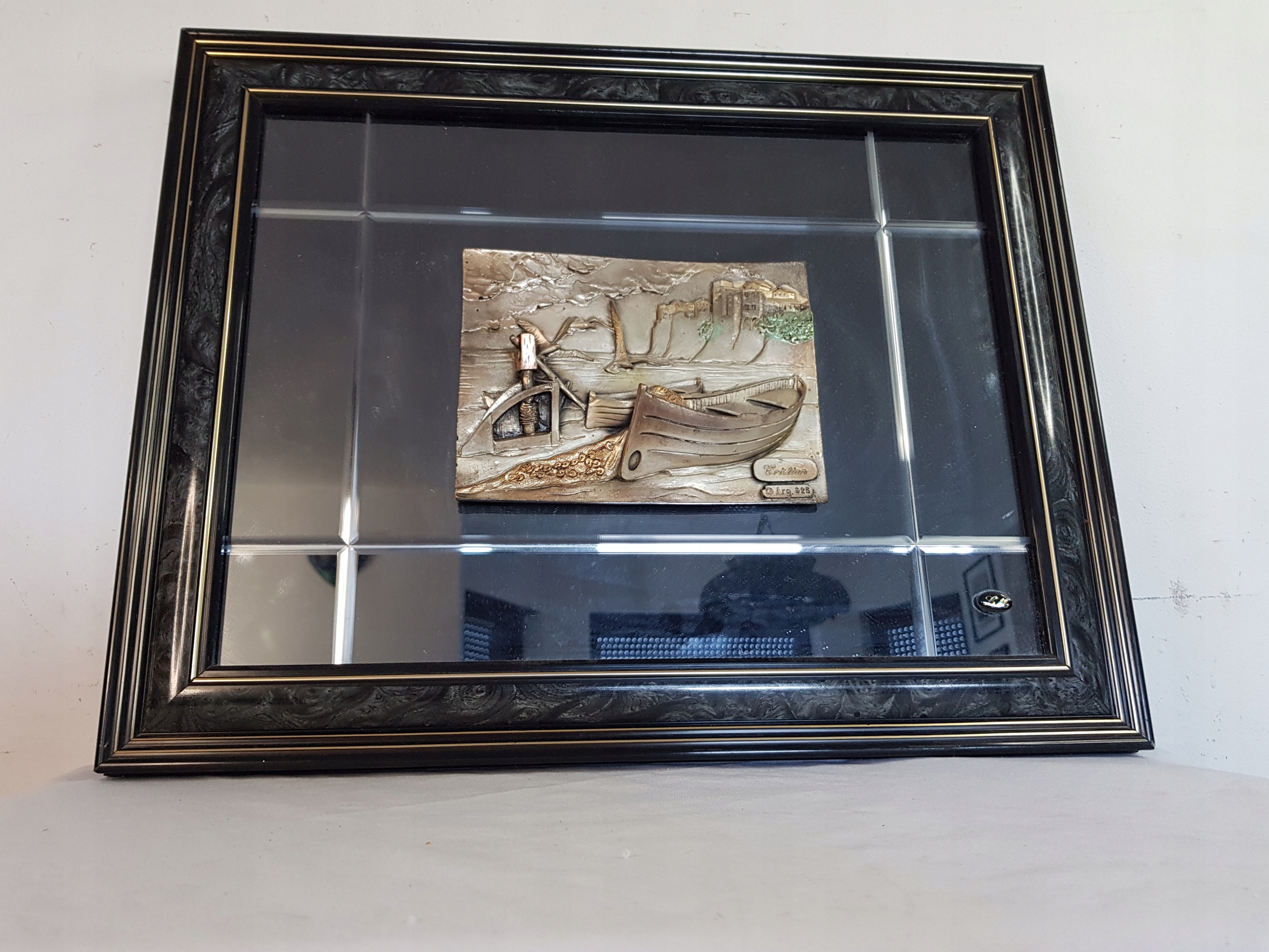 Obraz na lustrze ze srebra