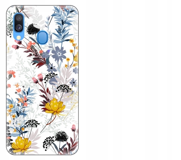 

Etui pokrowiec Samsung Galaxy A40 Floral kwiaty