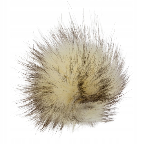 Pompon do czapki 12 cm Eko futro lis - Różne kolory - Producent