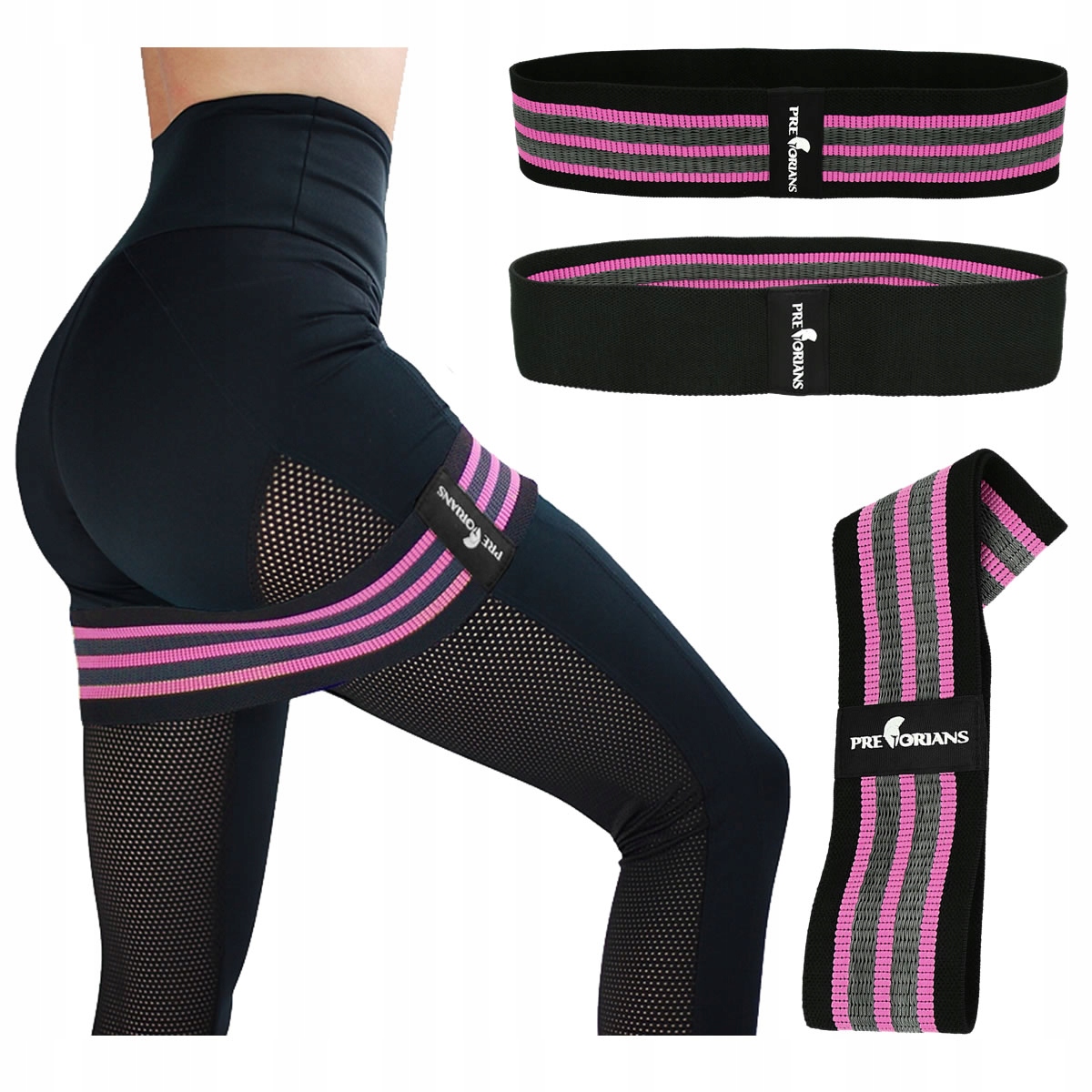 

Guma mini band materiałowa do treningu pośladków