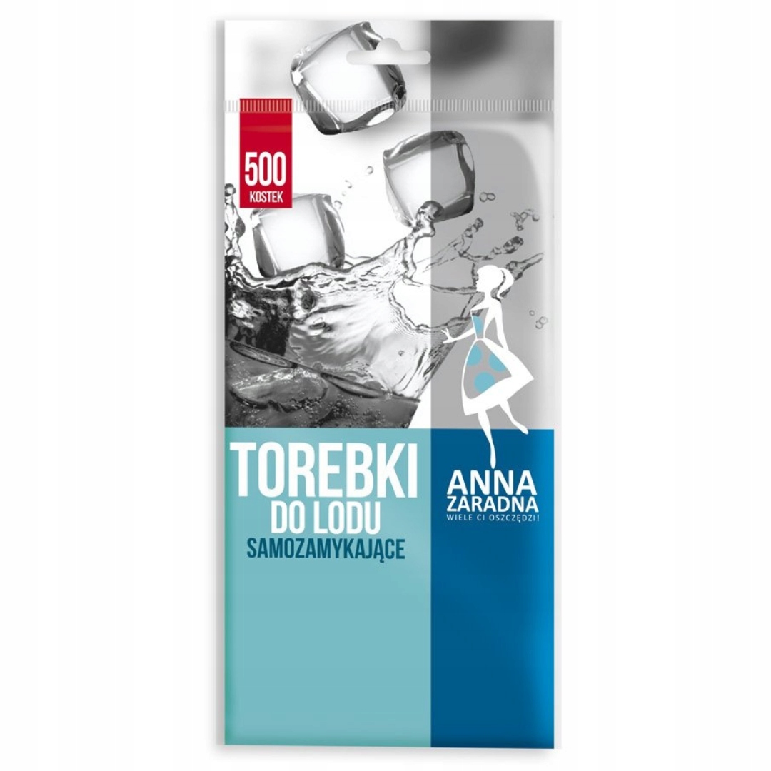 

Torebki do lodu samozamykające 500 kostek