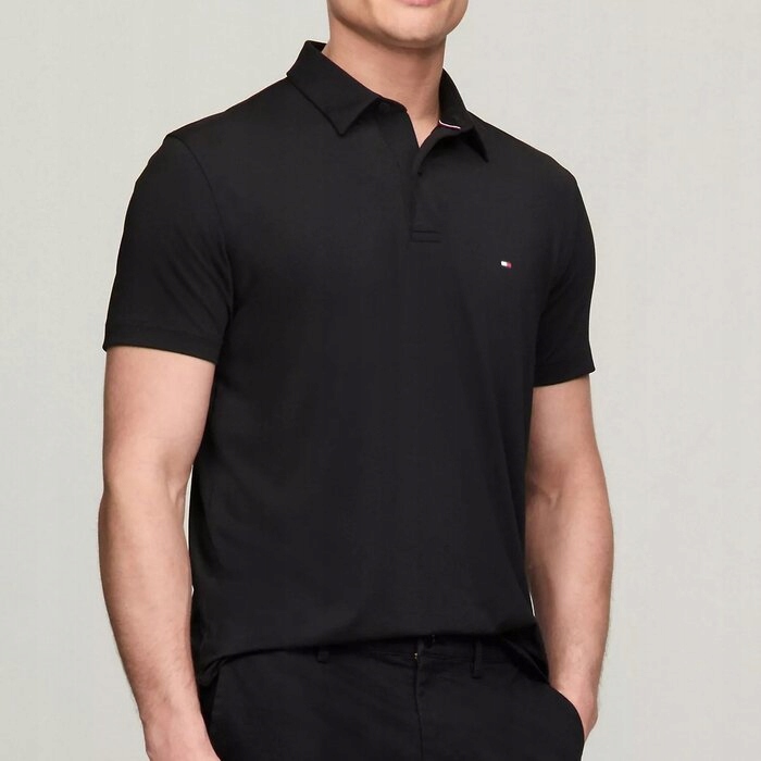 Polokošile Tommy Hilfiger černá klasická pánská S (nová)