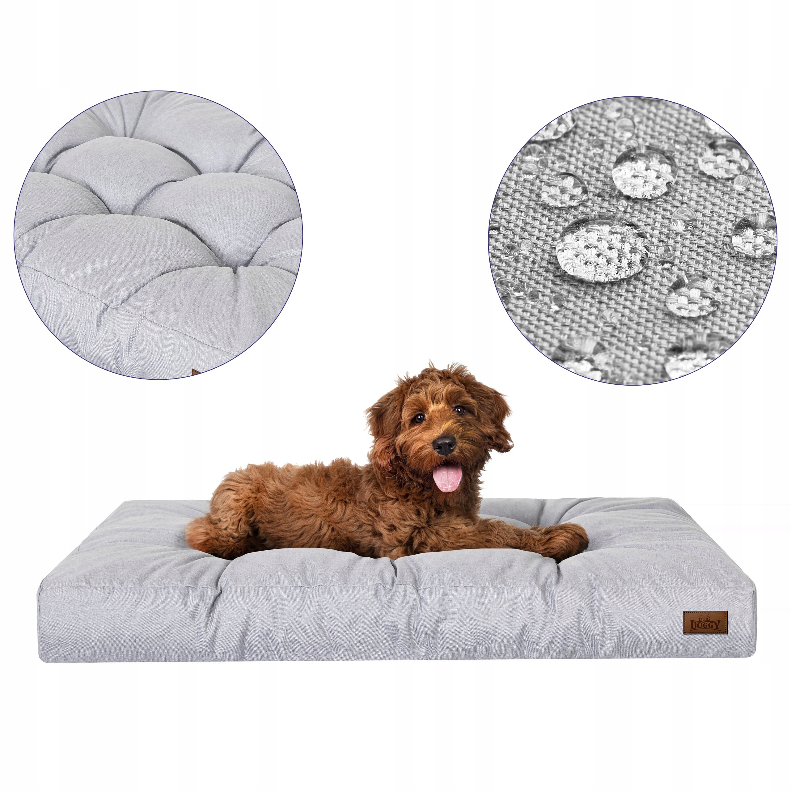 Matrace pro psa Voděodolná – Prošívané Potah pro kočky a psy – 75 x 50 cm