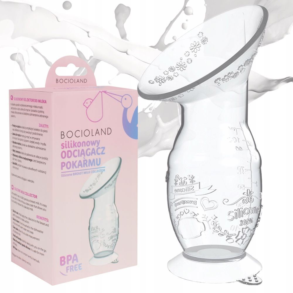 BOCIOLAND SILIKONOWY ODCIĄGACZ POKARMU 1 SZTUKA