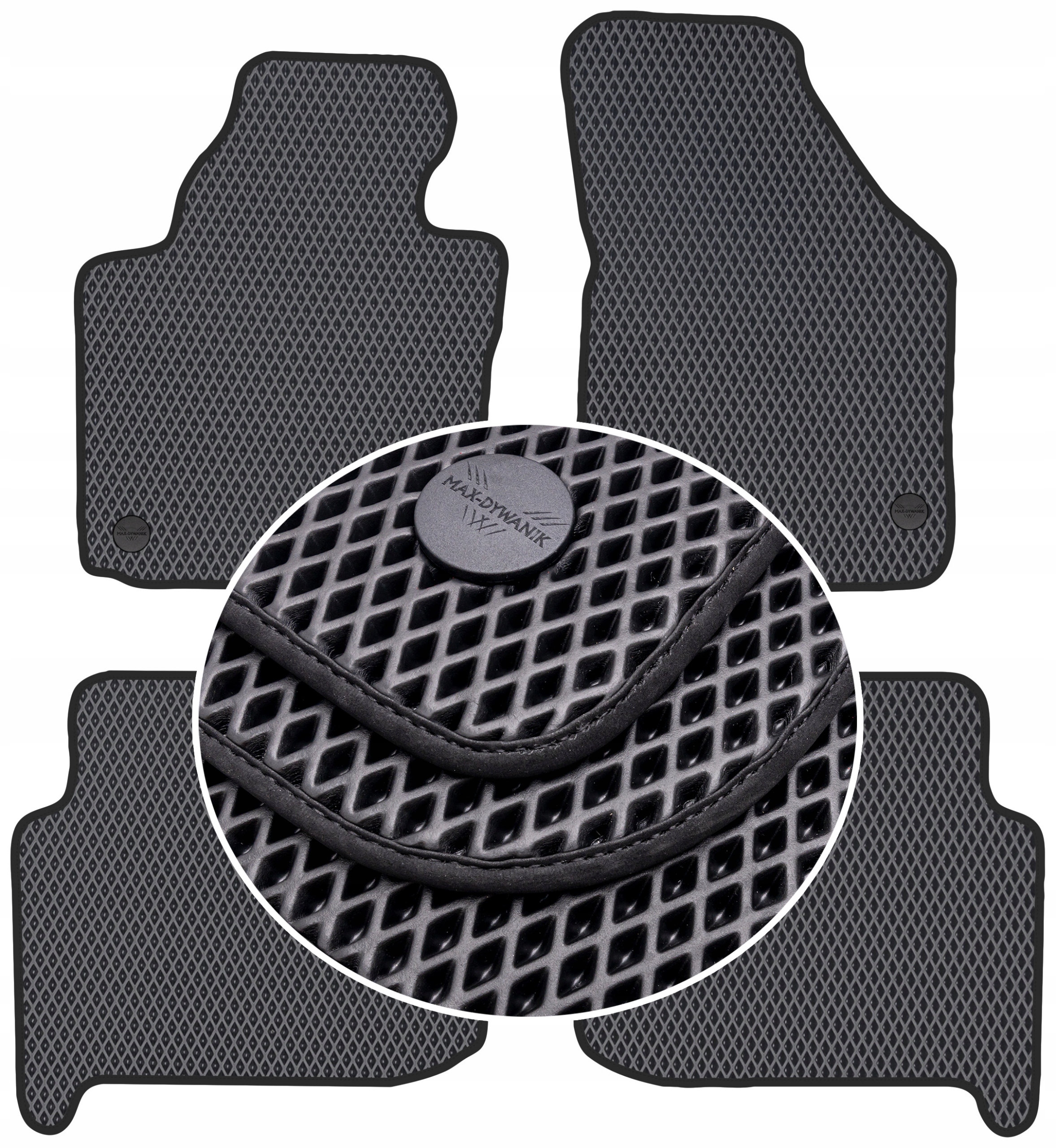 Vw Touran I 5os 2003-2010 Koberce Eternity Čierne
