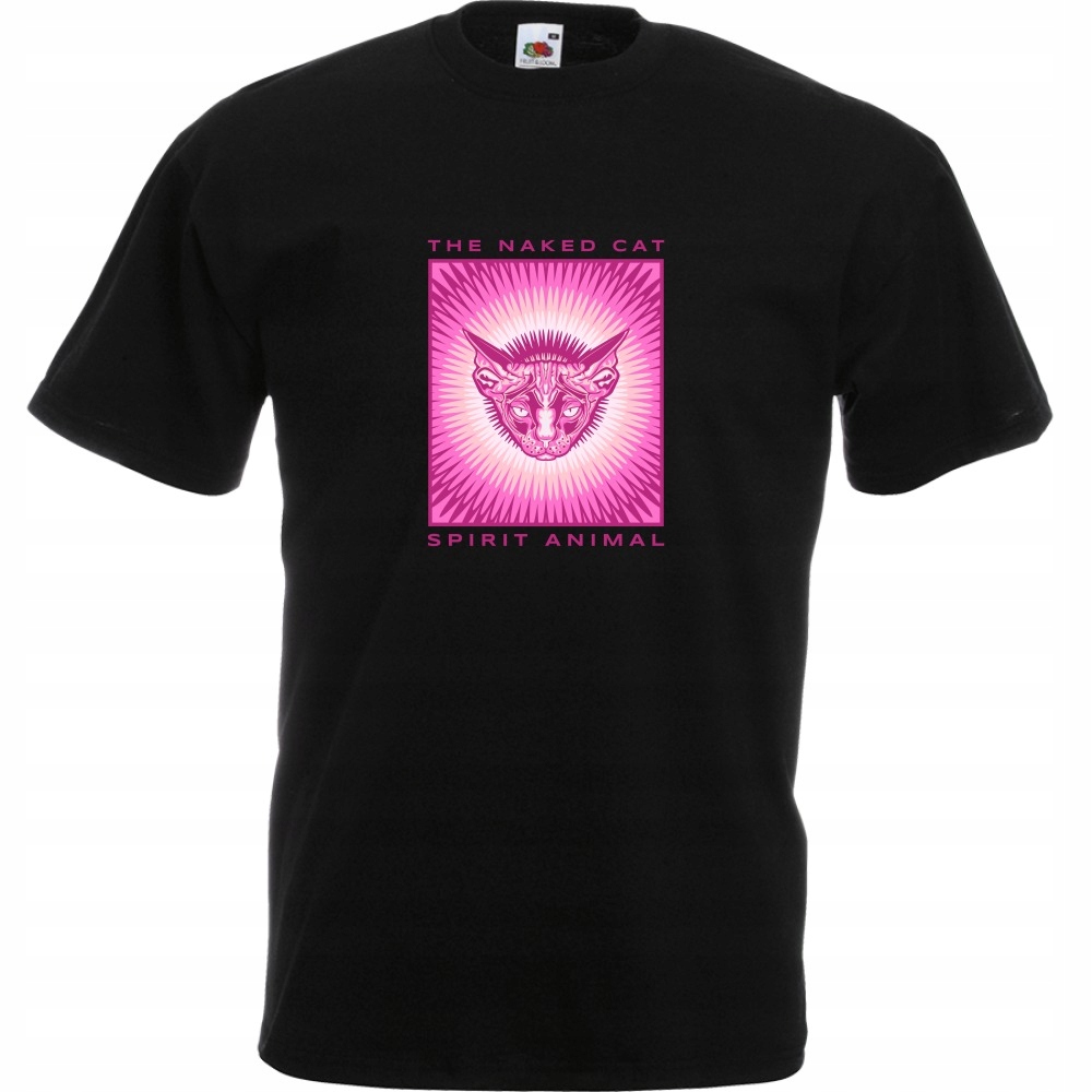

Koszulka naked cat nagi kot XXL czarna