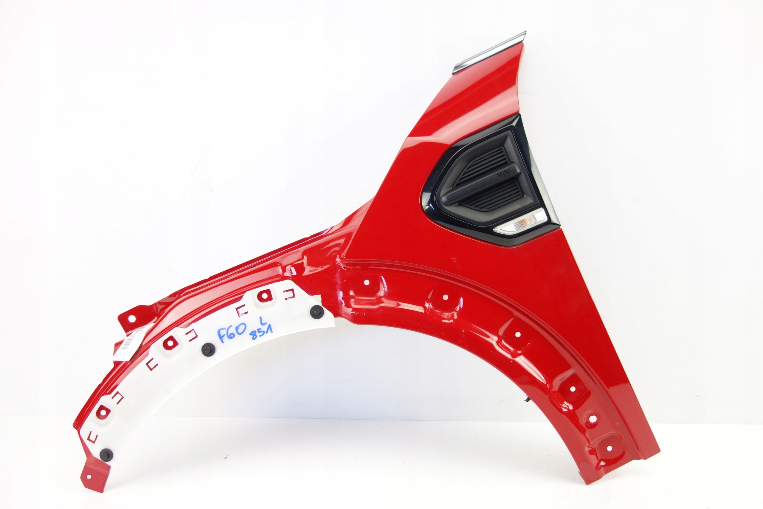 BŁOTNIK LEWY PRZEDNI MINI F60 CHILI RED 851