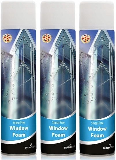 Levně Betterstyle pěna na mytí skel a zrcadel 400 ml Betterware 3 ks