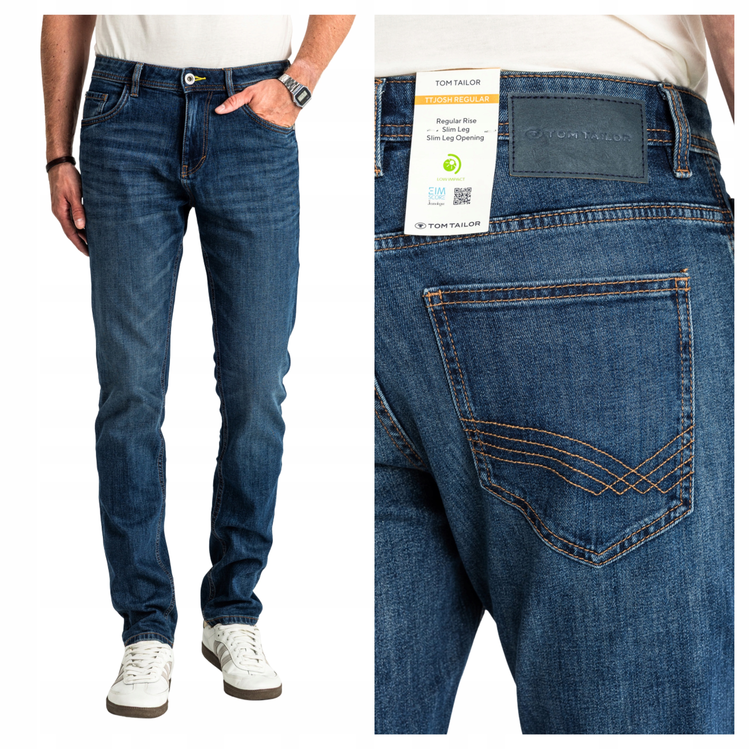 Pánské džínové kalhoty Tom Tailor Josh Fit Denim W33 L34
