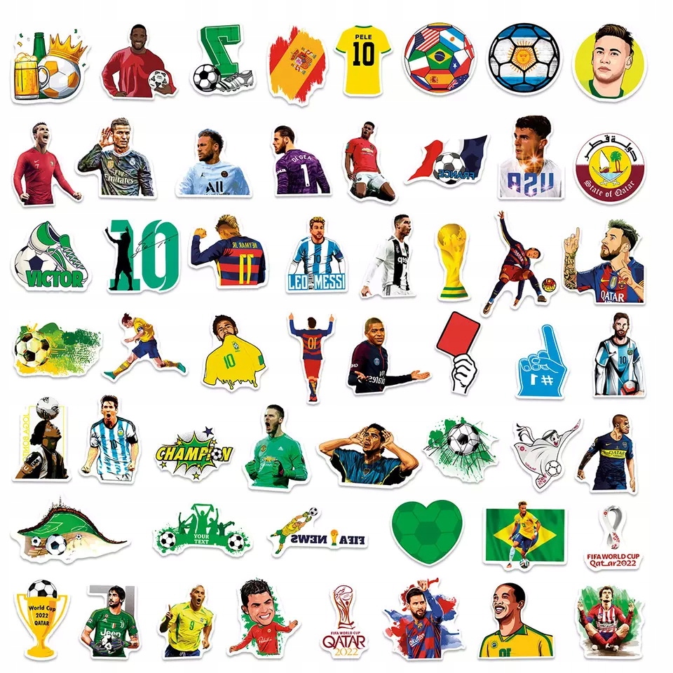 

Naklejki Stickerbomb MIX Piłka Nożna Wlepy 50 szt