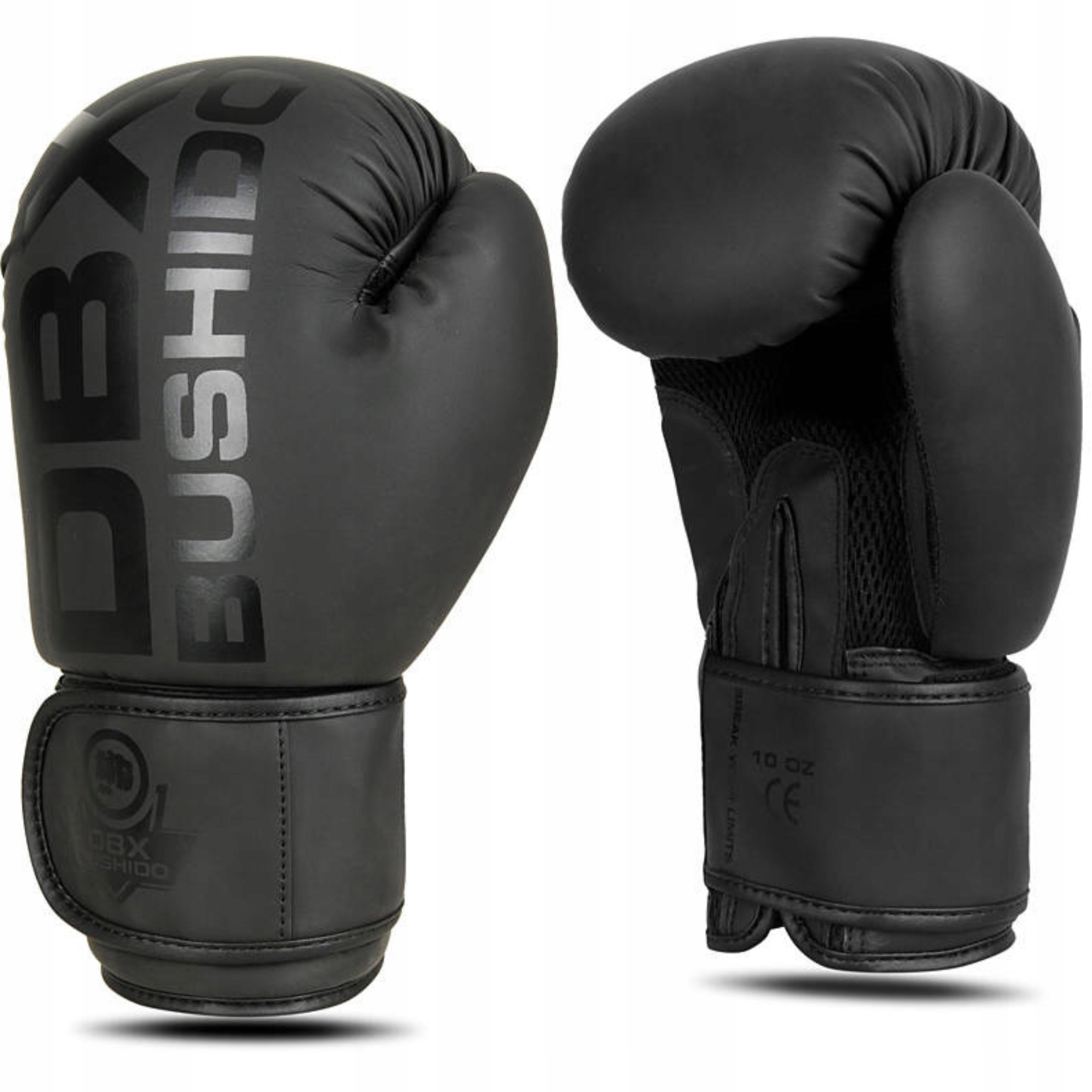 BUSHIDO RĘKAWICE BOKSERSKIE TRENINGOWE SPARINGOWE ACTIVE CLIMA 16 OZ CZARNE