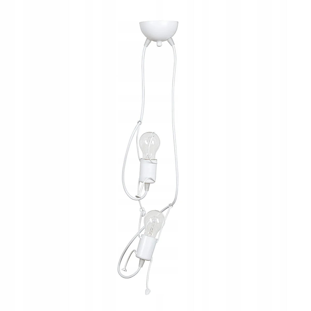 Závesná Lampa Emibig 2xE27 60W Bobi White
