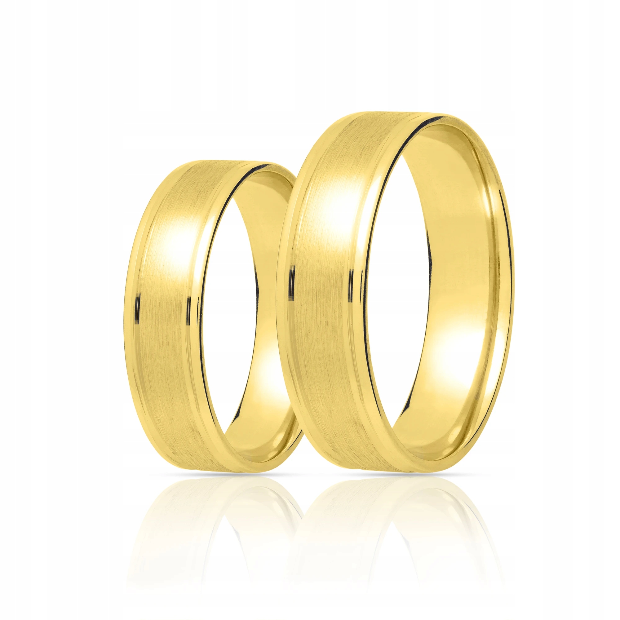 Snubní prsten 585 Klasický 4 mm, velikost 24-32