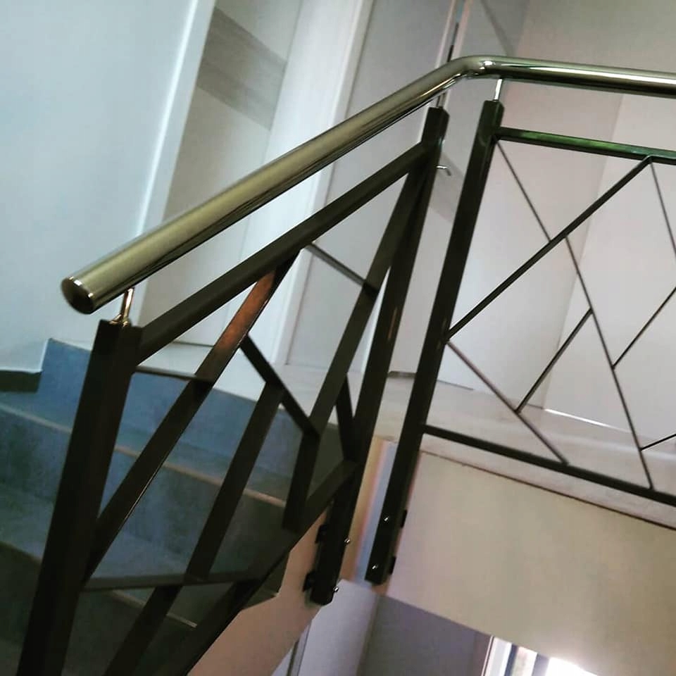 Balustrada stal kombinowana, styl loft Rodzaj balustrada