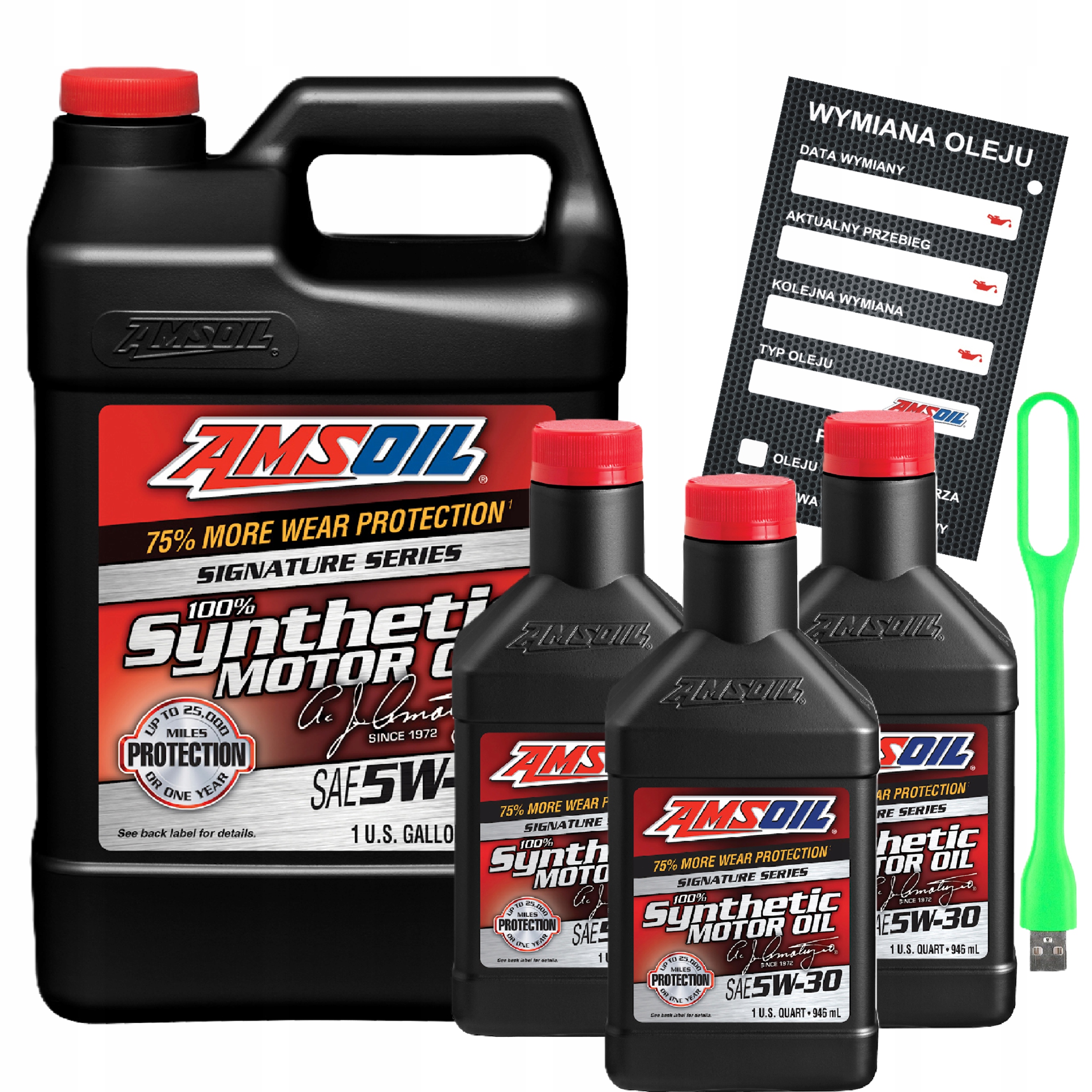 Amsoil 5W30 Signature Syntetyczny Olej Silnikowy 100% Orginal Asl 6,622l