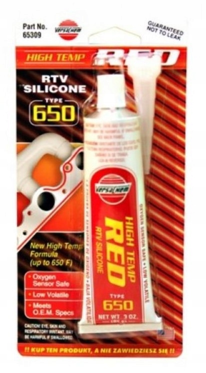 

K2 Versachem Red Silicon Wysokotemperaturowy 85G