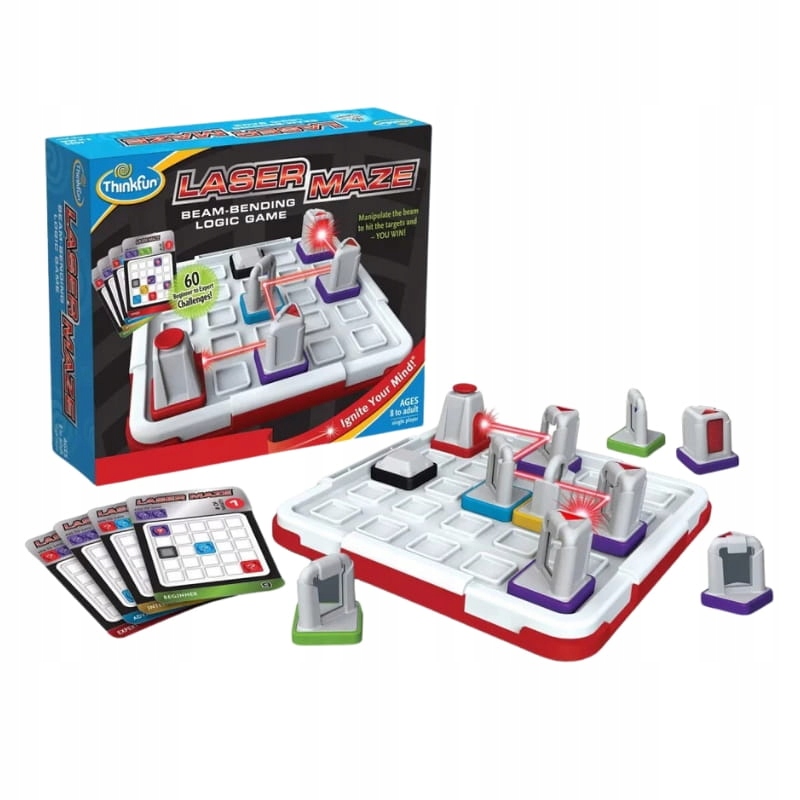 Thinkfun Gra Logiczna Łamigłówka Gra Logiczna Łamigłówka Laser Maze 8+